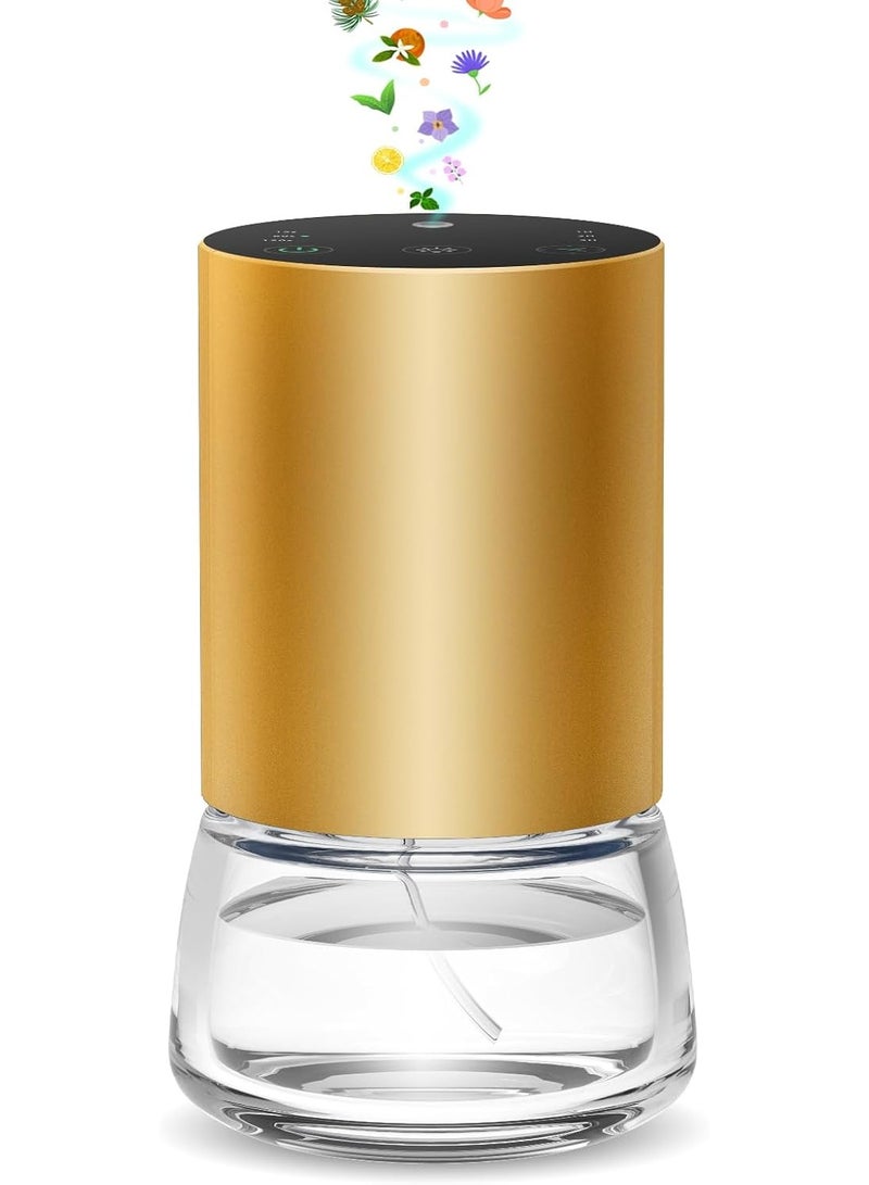 منشط نفطات أساسية بدون ماء بسعة كبيرة 100 ملليلتر يعمل بالبطارية منشط لعلاج الأعصاب اللاسلكي مع توقيت و 3 مستويات للغبار منشط للسيارة 7 أضواء LED ملونة (الشامبانيا) - Image 1